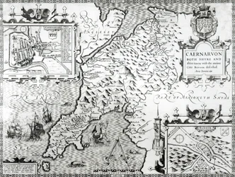 カナーボンの地図、1616年